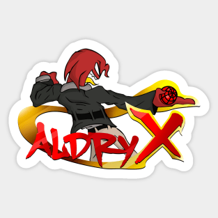 AldryX fnf mod character Graffiti Sticker